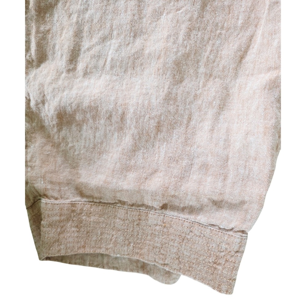 J. JILL Pure Jill Linen Cropped Pants Womens 3X Elastic Waist Casual Pockets - Picture 7 of 10
